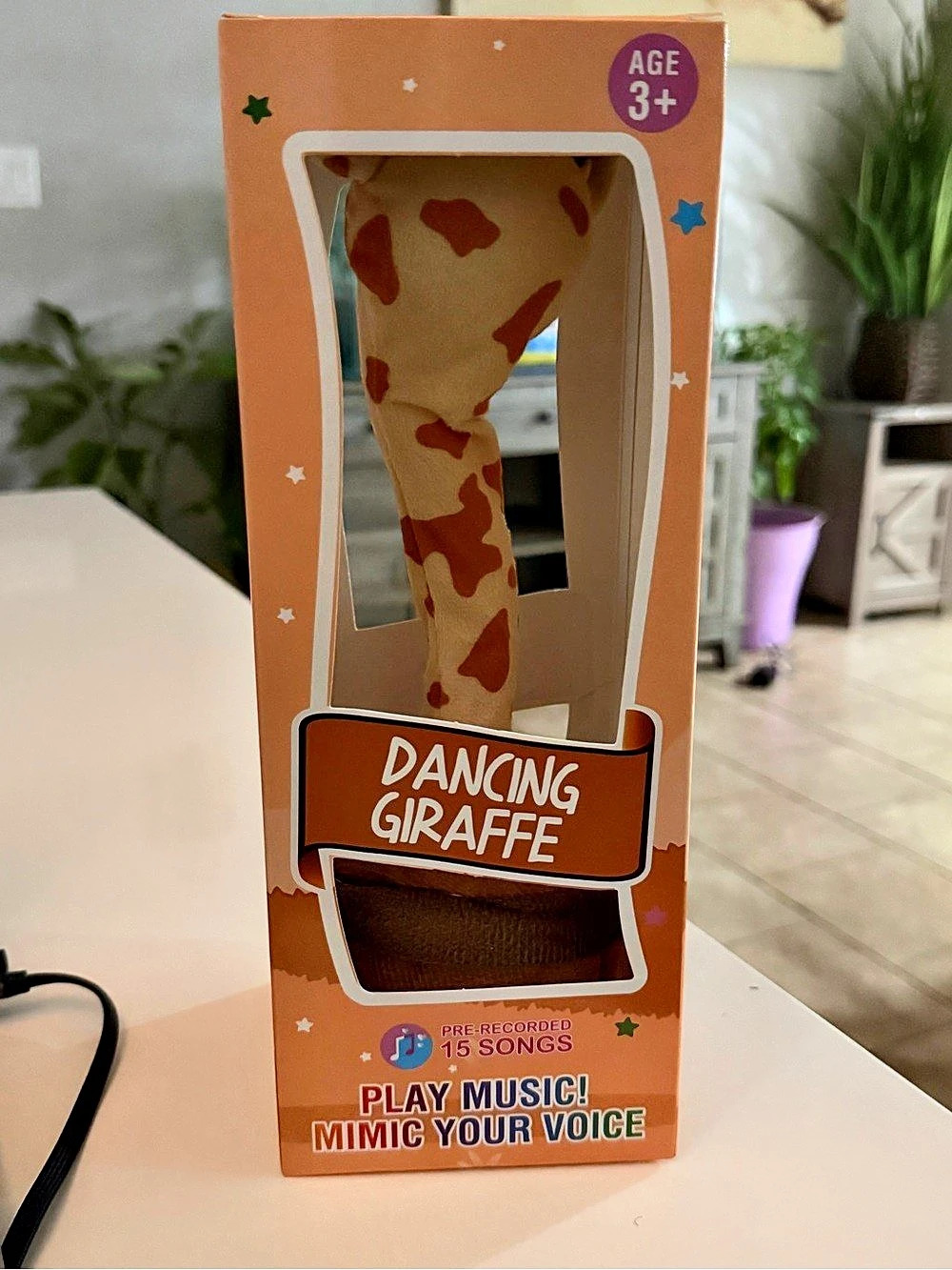 Dancing Giraffe Plush Toy Age 3+